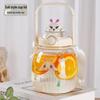 Large Capacity Big Belly Plastic Water Cup with Straw