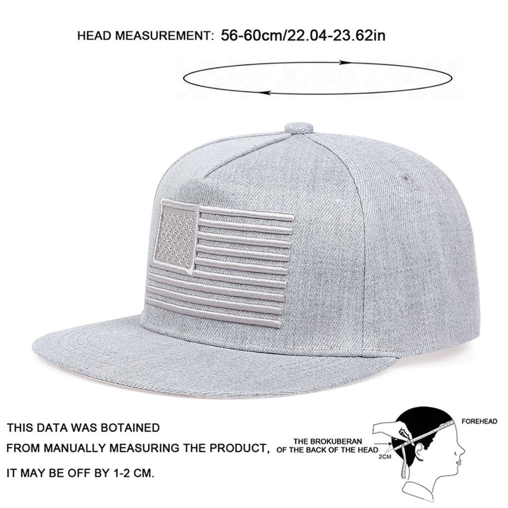 Coole Baseballkappe mit aufgestickter Flagge und flachem Schirm für Herren, Gorras Snapbacks mit 3D-Flagge, Outdoor-Hip-Hop-Caps, Fitness-Mützen