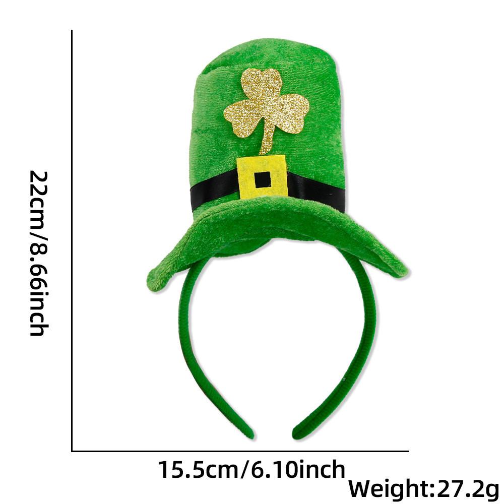 Patricks St Colorful Day Irish Themed Headband Featuring Adorable Design Shamrock