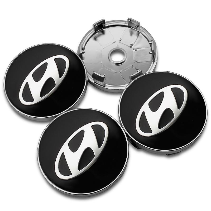 4 ks 56mm 60mm 65mm Středová krytka náboje kola auta Pro Hyundai Accent Elantra Veloster Getz Tucson i20 Krytky ráfku Samolepky Příslušenství