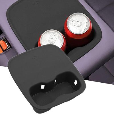 For Leapmotor B10 2025 Silicone Car Water Cup Holder The Second Row Drinks Cup Holder Armrest Storage Tray Accessories