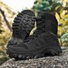 Popular direct sales new off-road training hiking combat comfortable wear-resistant thick-soled military boots hiking shoes