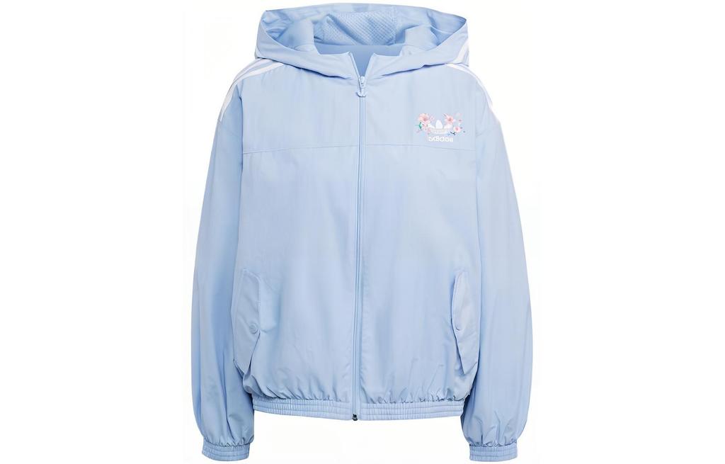 Adidas Originals Trefoil Collection Outfit Jacket Women's Light Pink Blue IP3769