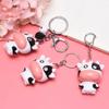 Led Cow Cattle Keychain Sound Flashlight Mini Torch Kids Toy Animal Key Ring