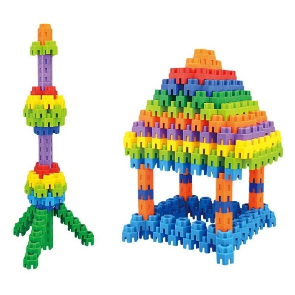Splicing Building Blocks Colorful Large Particle Building Blocks Parent-child Interactive