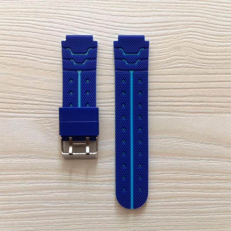 Kids' Silicone Smartwatch Strap, Universal Y-Shaped, Two-Color, 16mm Interface