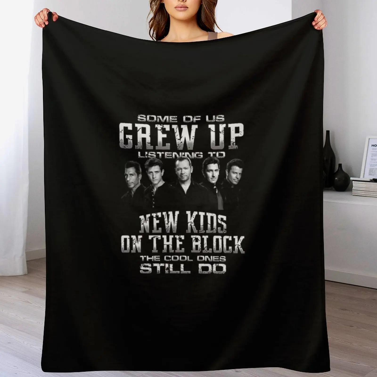 

NKOTB Some of us Grew up Listening to nkidsontbk The Cool Ones Still do Throw Blanket Stylish Couch Blanket for Home Living Room 102x76cm(40x30in)