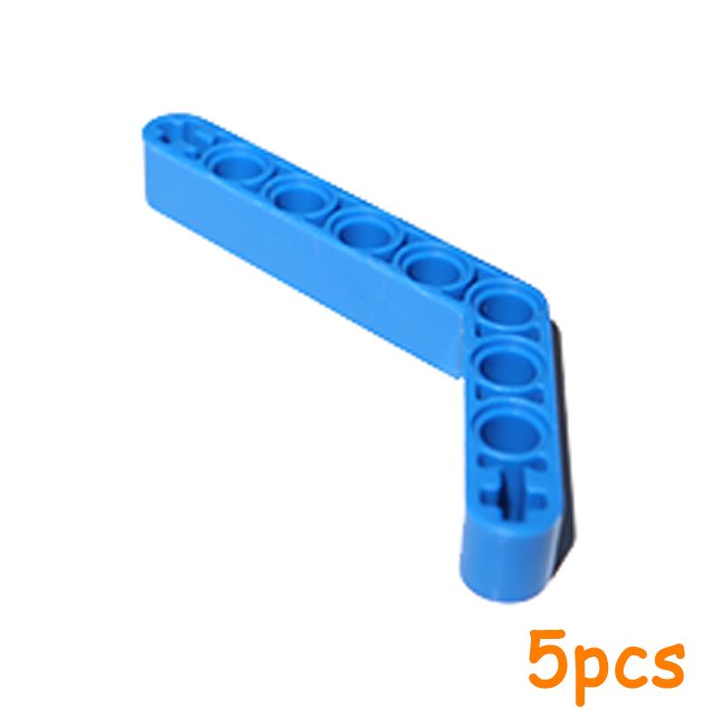 5PCS MOC 6629 High-Tech Liftarm Thick Assembles Particles Building Blocks Part 6*4 6x4 DIY Electric Educational Brick Kid Toy