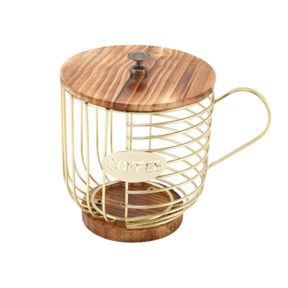 Large Capacity Coffee Pod Holder Coffee Pod Irregular Shape Coffee Capsule Holder Home Decoration Storage Cup