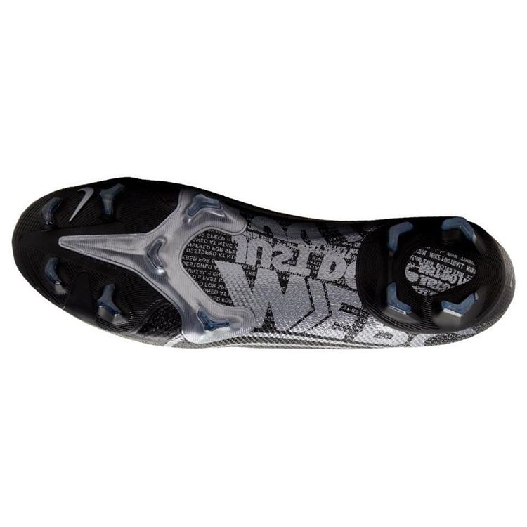 Nike Mercurial Vapor 13 Pro FG Nero Opaco Argento Sneakers Unisex Metallico-Cool-Grey AT7901-001