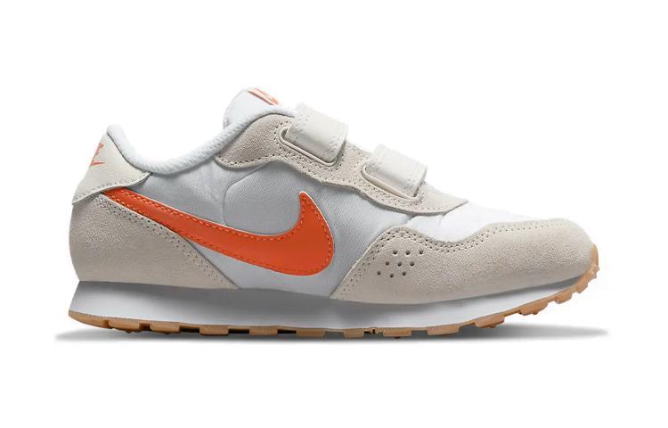 Nike MD Valiant Low Top Running Shoes White Apricot Orange Children Aged 3 7 Years Old CN8559-103