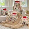 Summer Blanket 2026 New Cute Plush Rabbit  2-in-1 Pillow Blanket Multi-Purpose Foldable Nap Pillow for Office Car Pillows
