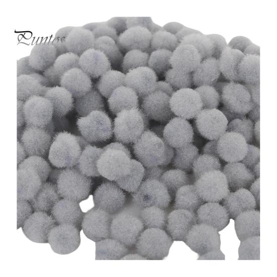 300 Pcs Pom Poms for Crafting 10mm Fluffy Felt Balls Solid Color Fuzzy Pompoms for Dolls Garland DIY Crafts Decorations