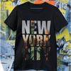 New York City Shirt NYC Skyline Statue of Liberty Graphic Unisex T-Shirt