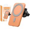 W87 Car Air Outlet Phone Mount Magnetic Wireless Charger Cell Phone Bracket Compatible with MagSafe