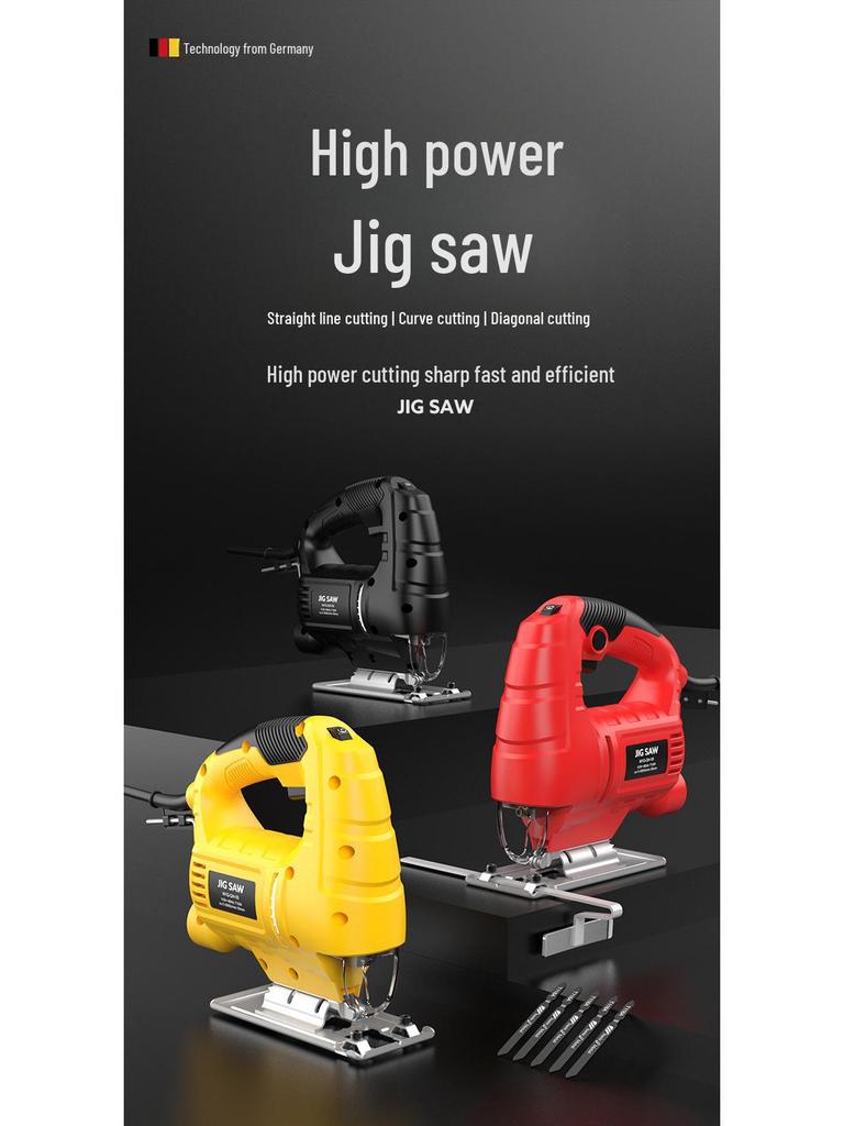 55-Type Portable Multifunctional Electric Curve Saw for Woodworking and Household Use