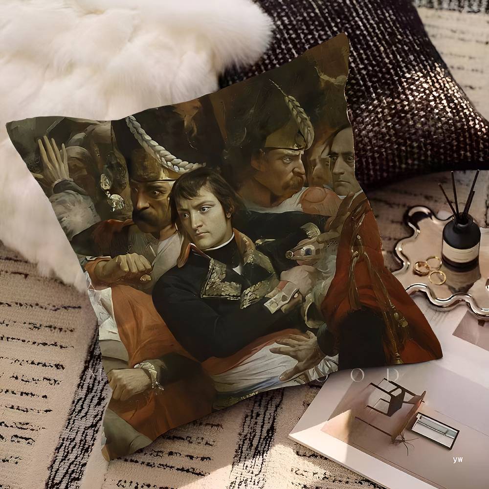 

Наволочки Наполеон Бонапарт Домашнее Постельное Белье Декоративная Наволочка Свадебная Супер Мягкая Наволочка 12x12Inch