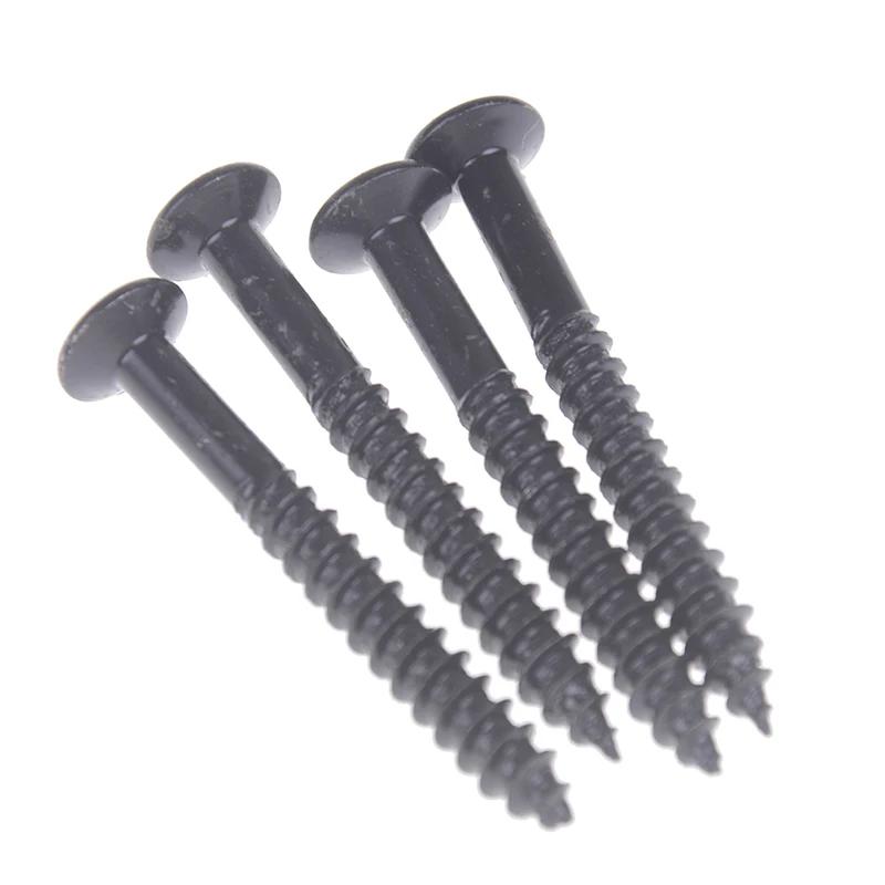 4PCS Guitar Neck Ferrules Kit - Metal Alloy Bushings w/Mounting Screws for Fender/Squier/Gibson, Hardware w/Anti-Corrosion