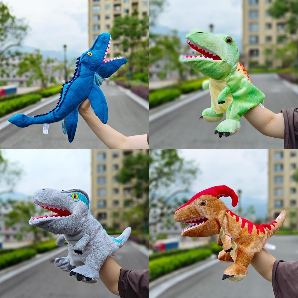 Pp Cotton Filled Dinosaur Plush Hand Puppet For Kids Play