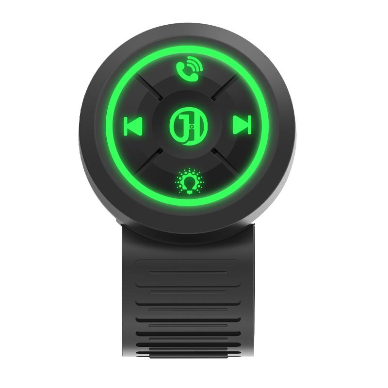Universal Bluetooth 5.3 Remote Control Waterproof Wireless Media Controller for Helmet Earphone Motorcycle Bike Handlebar