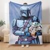 Star Wars Blanket Warmthful Decor Great for Office Chair Sofa Seaside Four Seasons Universal Modern Style Ideal Gift For Birthday Valentine'S Day