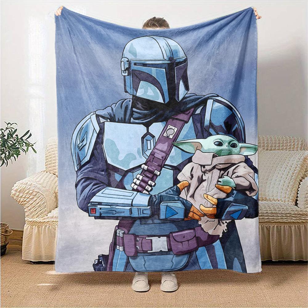 Star Wars Blanket Warmthful Decor Great for Office Chair Sofa Seaside Four Seasons Universal Modern Style Ideal Gift For Birthday Valentine'S Day