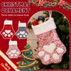 Sparkling Christmas Stocking With Glitter Perfect For Christmas And Family Fireplace Decorations