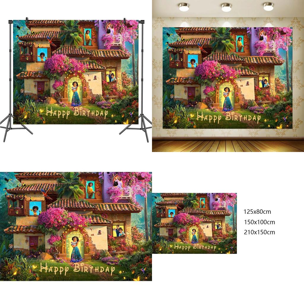 Magic Movie Party Backgrounds With Disney's Encanto Mirabel Backdrop Banner