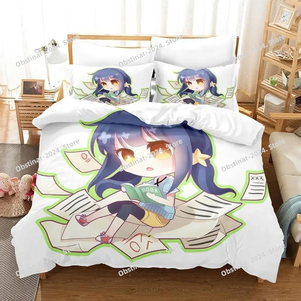 New Aho Girl Bedding Set Single Twin Full Queen King Size Bed Set Adult Kid Bedroom Duvet cover Sets Cool Anime Bed Sheet Set