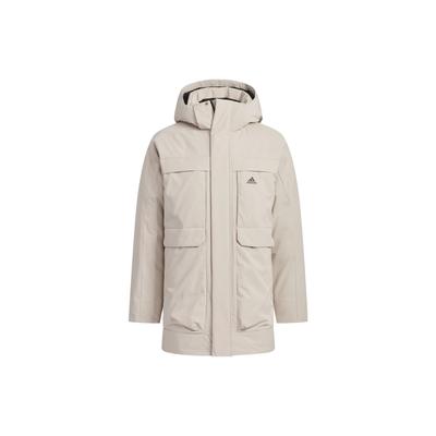 Giacca Piumino con Cappuccio da Uomo Capispalla Beige IV7554