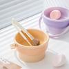 Makeup Brush Cleaning Bowl Beauty Egg Cleaning Tool Storage Set Brush Powder Puff Dry Cleaning Silicone Drying Shelf