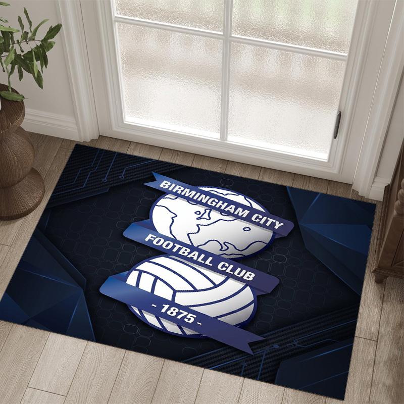 Birmingham City Design Crystal Velvet Carpet Cozy Non?Slip Printed Rug For Bedroom Living Room Entrance