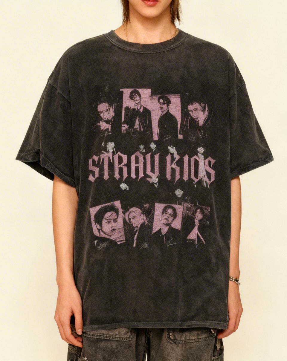 Stray Kids Skz Vintage Music T- Shirt Unisex T-Shirt XXXXL