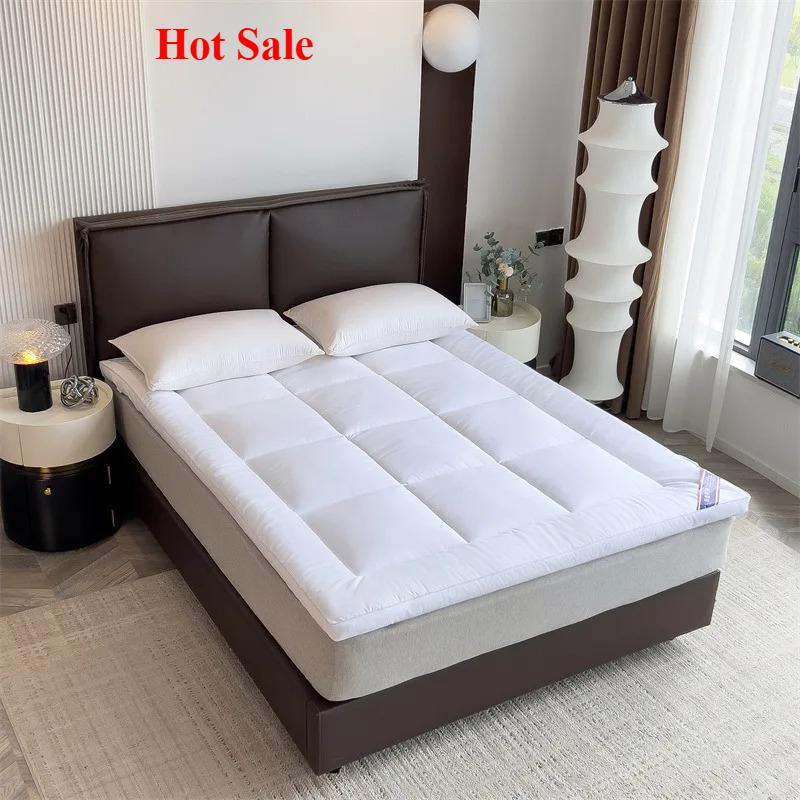 Popular slow rebound soft mattress four seasons household tatami mattress foldable solid color