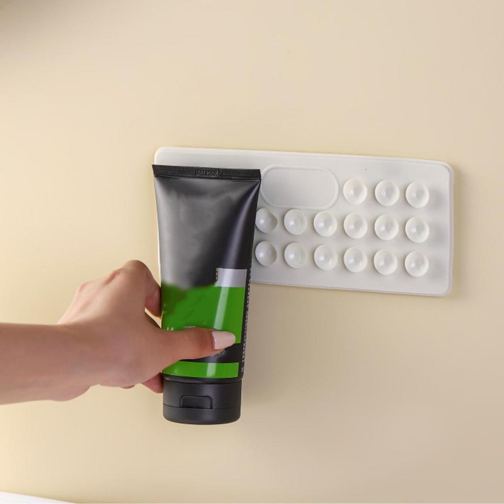 Portable Double Sided Suction Cups Table Top Bumpers Compatible with Glass for Bathroom
