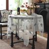 Elegant Lace Tablecloth French Style Rectangular Dining Cover Vintage Decorative TV Stand Dustproof Cloth