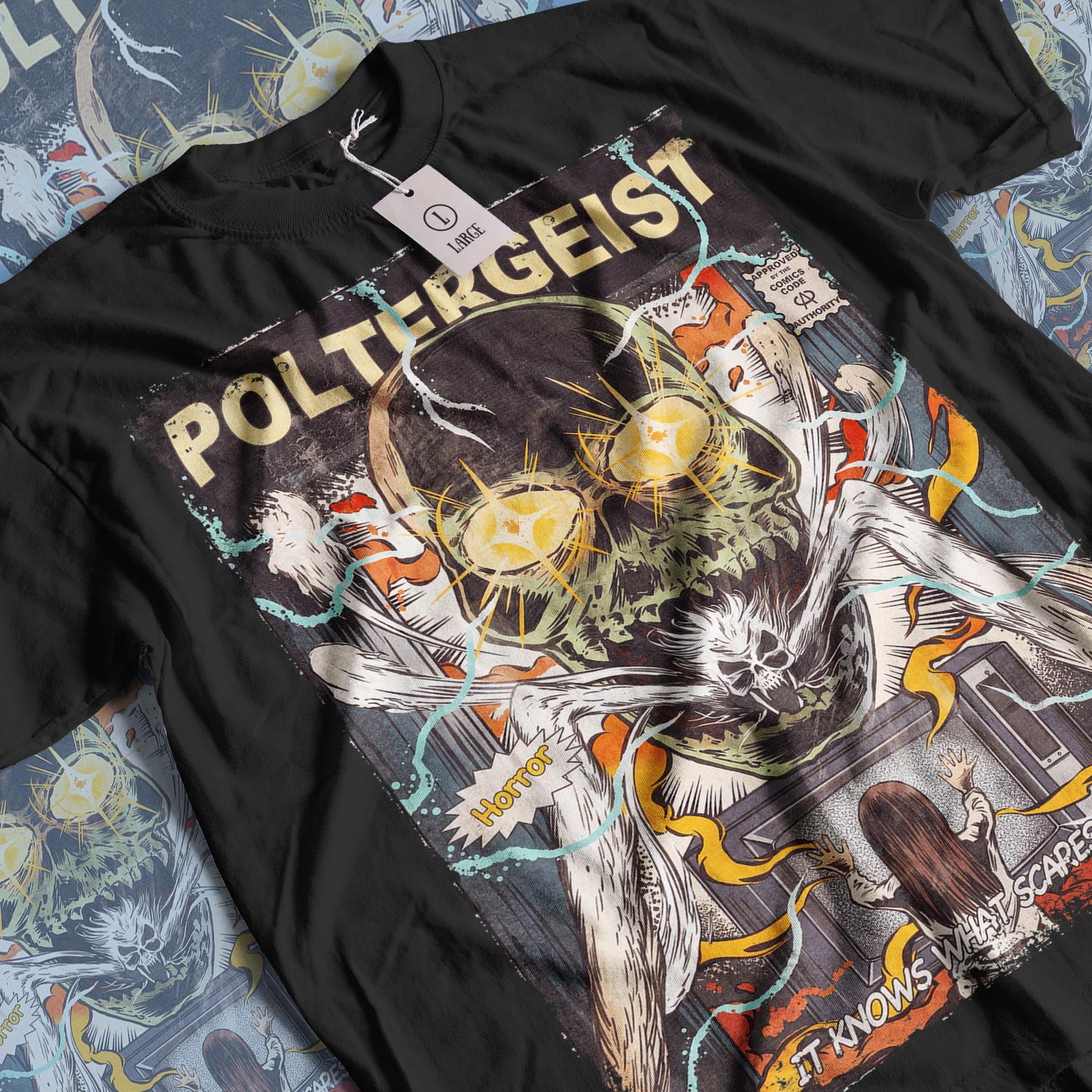 Poltergeist Movie T-Shirt: Vintage Horror Graphic Tee S