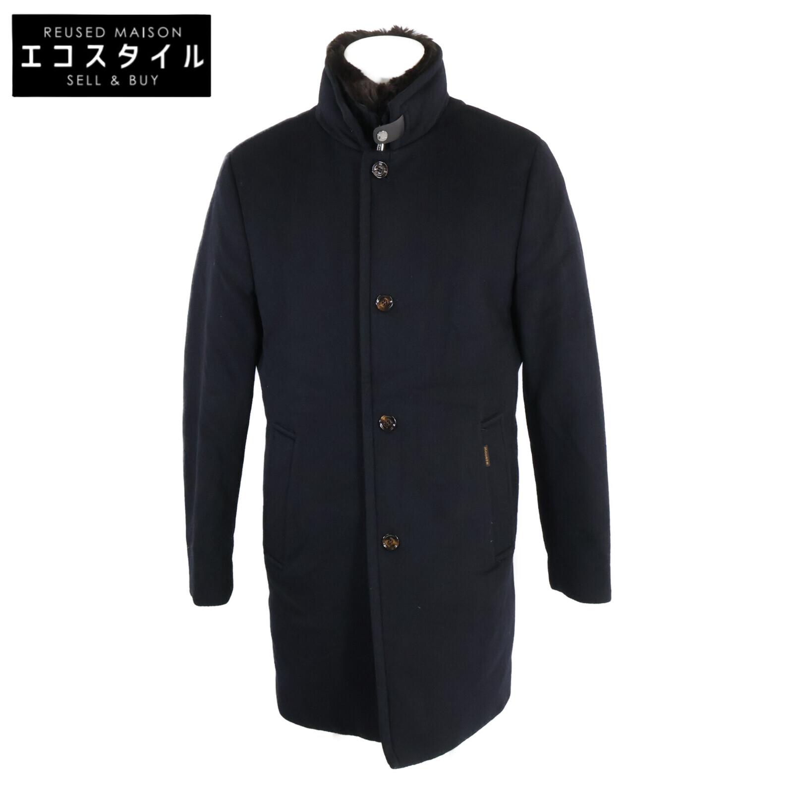 

MOORER Excellent condition BOND FUR-LE cashmere blend down coat coat 48 blackUsed