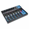 Mixer Audio DJ cu Bluetooth, 7 Canale, 30W, Microfon, Control, Ecrane LED Digitale, Streaming Muzică, Karaoke, KTV, Petrecere