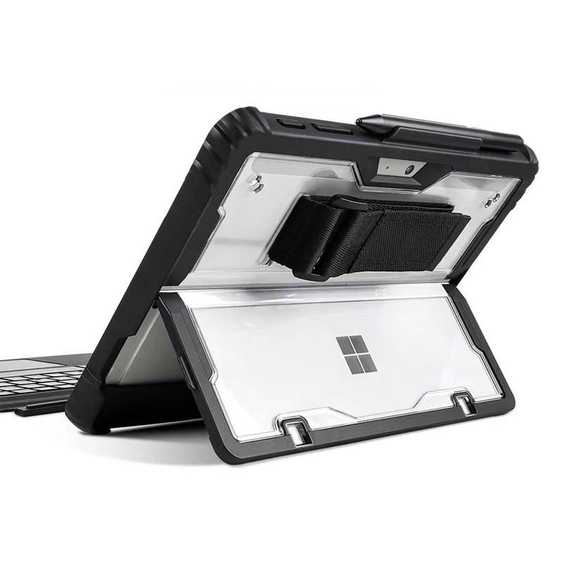 Surface Pro 9 10 11 8 4 5 6 7 Go 1 2 3 Stoßfeste Hülle Mit Ständer PCTPU Hybrid Hülle Tablet