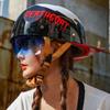 Classic Personality Vintage Summer Scalp Helmet Harley Unisex Locomotive Half Helmet Motorcycle Riding Electric Car Helmet