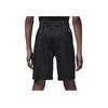 Jordan Letter Patch Straight Leg Kids Shorts Kids Bottoms Black FV2711-010