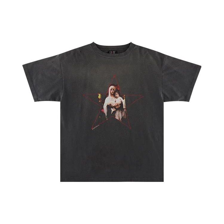 

Святой Михаил Стр Мария Футболка Черная Мужские Топы SM-S23-0000-007 XXL