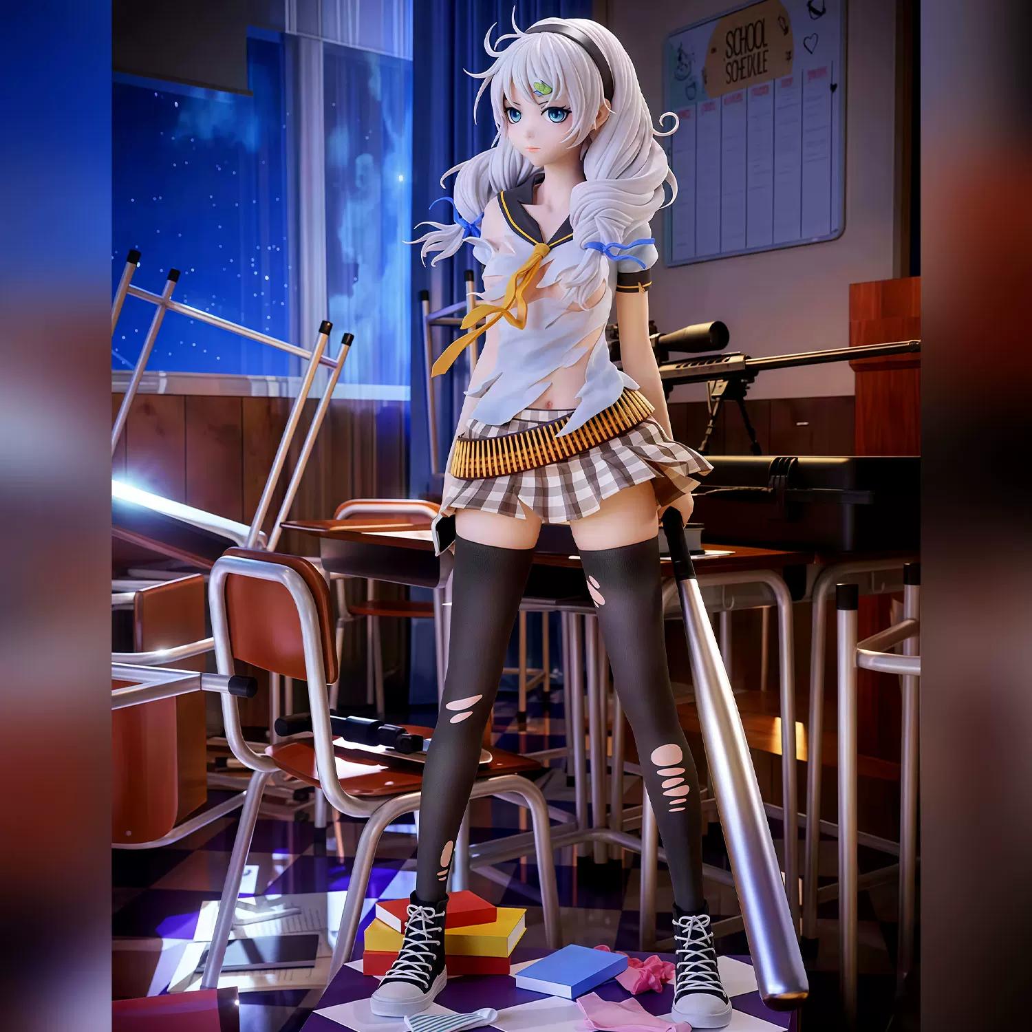 

Miwu Kiana Beautiful Girl Gk Model Statue Figure Collectible Model Toy Desktop Decoration Ornament Gift For Anime Fans