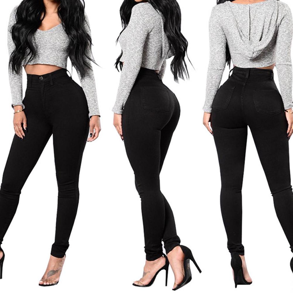 Buy Pants Ladies HighWaisted Stretch Jeans Leggings With Hips Pushing