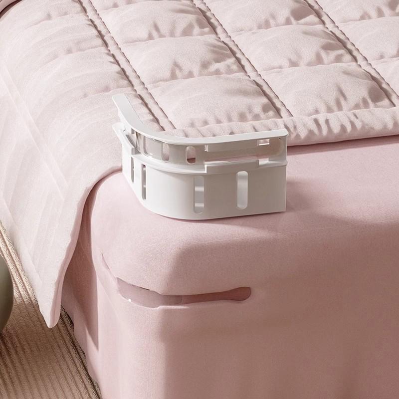 4pcs/set Bed Sheet Fasteners Sheet Ties Multifunctional Use Heavy Duty Bedsheet Corner Tightener Clips Home Supplies Fixator