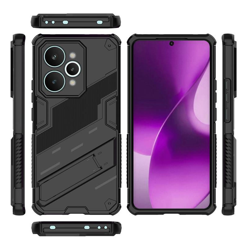 Phone Holder Case For Realme 15 Pro Case Shockproof Anti-knock Armor Full Back Cover For Realme 15 Pro Case For Realme 15 Pro 5G