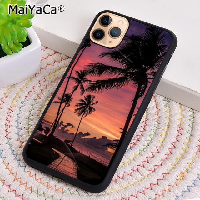 sunset palm trees Phone Case For iPhone 17 Air 16 pro max 15 14 plus 12 13 Shell Cover coque