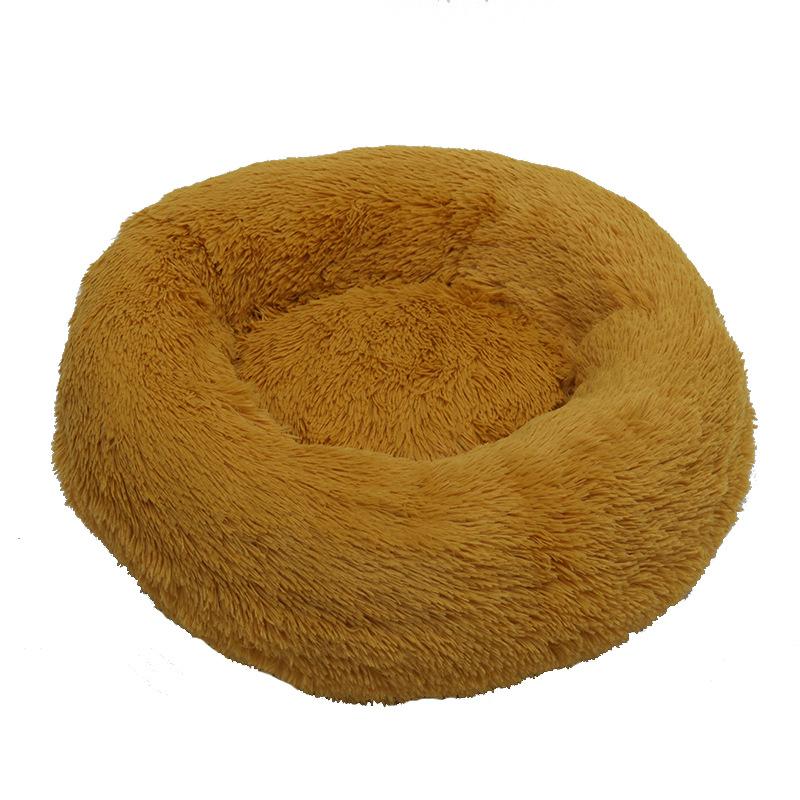 Round Cat Nest Pet Mat Donut Plush Comfortable Pet Mat Pet Bed