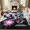 Cyberpunk Edgerunners Carpet Door Mat for Living Room or Bedroom Protective Mat Under Chair Office Decoration Christmas Gift Birthday Present